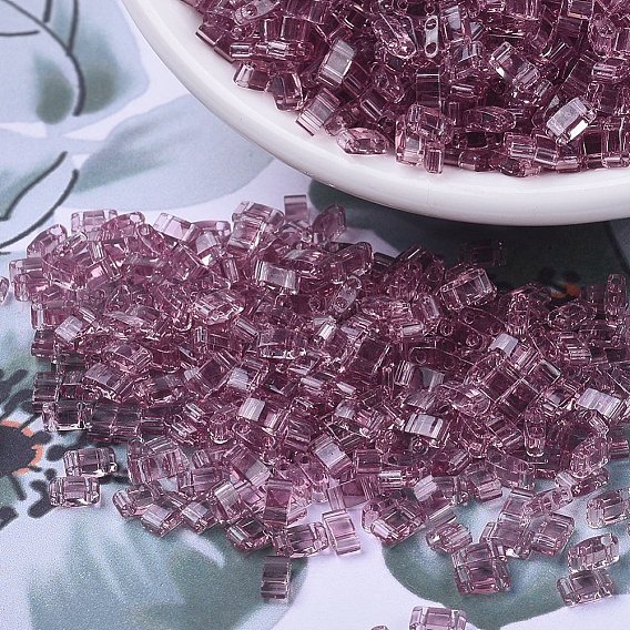 Миюки половина бусины тила, японский бисер, 2 отверстие