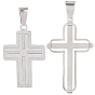 2 шт 2 стили 304 подвески из нержавеющей стали, крест прелести