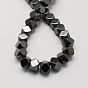 Non-magnetic Synthetic Hematite Beads Strands, Faceted, Grade A, Octagon
