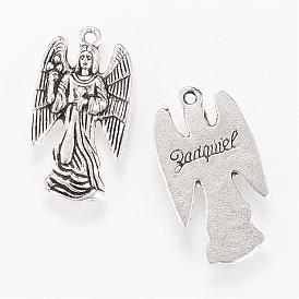 Сплавочные подвески тибетского стиля, ангел, без кадмия и без свинца