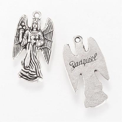 Сплавочные подвески тибетского стиля, ангел, без кадмия и без свинца