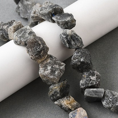 Природные лабрадорита бисер нитей, грубый необработанный камень, самородки