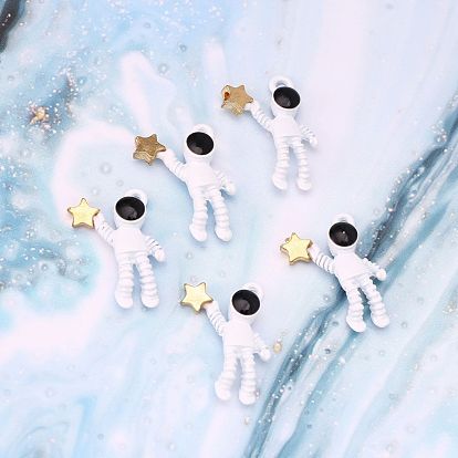 Baking Painted Alloy Pendants, Astronaut Lift the Stars