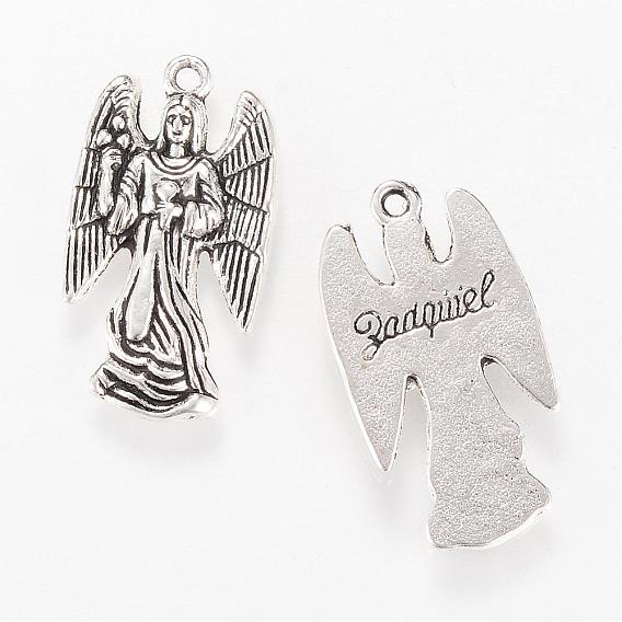Сплавочные подвески тибетского стиля, ангел, без кадмия и без свинца