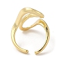 Brass Open Cuff Rings, Ribbon Ring for Women