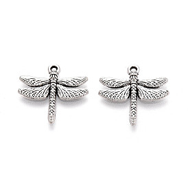 Сплавочные подвески тибетского стиля, стрекоза прелести, без кадмия и без свинца