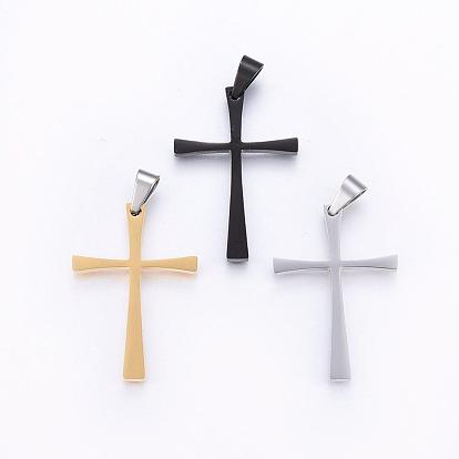 304 Stainless Steel Pendants, Cross