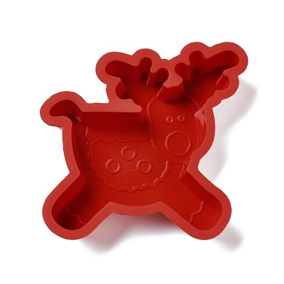 DIY Christmas Reindeer Food Grade Silicone Molds, Baking Cake Pans