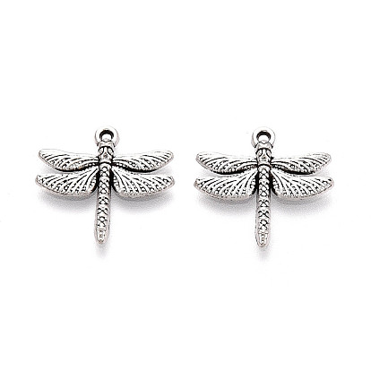 Сплавочные подвески тибетского стиля, стрекоза прелести, без кадмия и без свинца