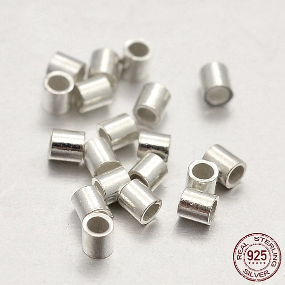 925 Sterling Silver Column Bead Spacers