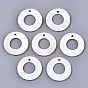 Natural Freshwater Shell Charms, Ring