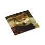 55Pcs 55 Styles PVC Plastic Shiba Inu Dog Stickers Sets, Waterproof Adhesive Decals for DIY Scrapbooking, Photo Album Decoration