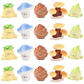 20 шт. 5 стили мини-моделирование смолы, для кукольных аксессуаров, притворяющихся опорными украшениями