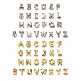 Полые медные подвески, стойки покрытие, долговечный, без кадмия и без свинца, подвески с буквой az~z