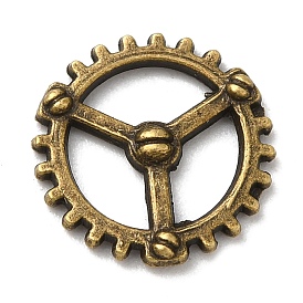 Тибетский стиль сплава стимпанк подвески, передача, без кадмия и без свинца