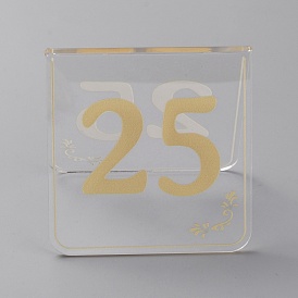 Табличка с номером стола из акрила, доска объявлений о бронировании, вывеска на столе, для свадьбы, отель, ресторан