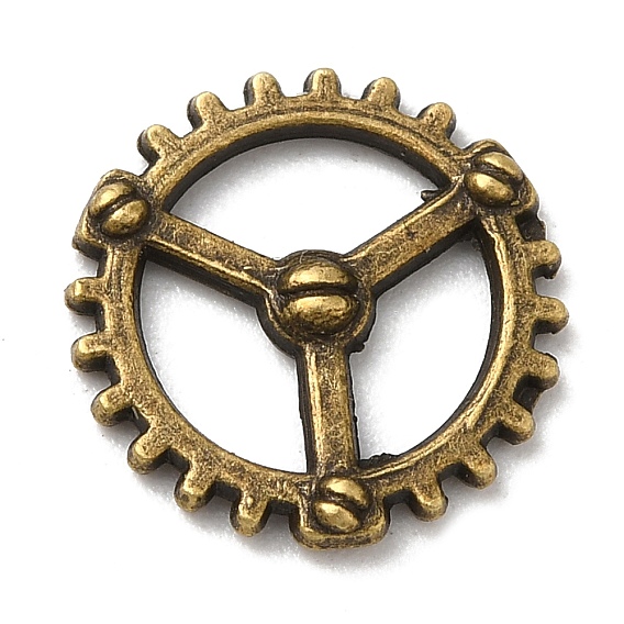 Тибетский стиль сплава стимпанк подвески, передача, без кадмия и без свинца