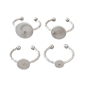 304 компоненты манжетного кольца из нержавеющей стали, простые настройки кольца пэда, плоско-круглые