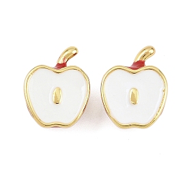 Латунь эмаль бисера, яблоко