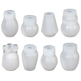 Moules en silicone de qualité alimentaire pour vase, moules de résine, pour la résine UV, fabrication artisanale de résine époxy
