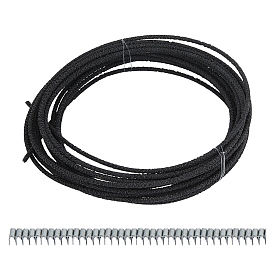 Железный U-образный зажим для пружин дивана, с фиксированной полосой из стали и пластика