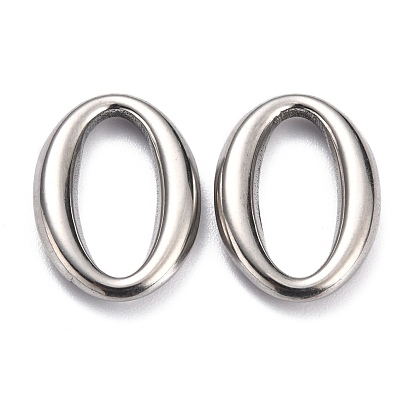 304 anneau de liaison en acier inoxydable, ovale