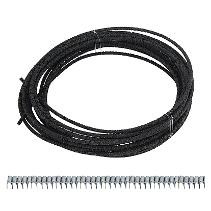 Железный U-образный зажим для пружин дивана, с фиксированной полосой из стали и пластика