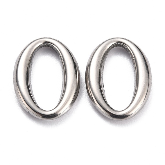 304 anneau de liaison en acier inoxydable, ovale