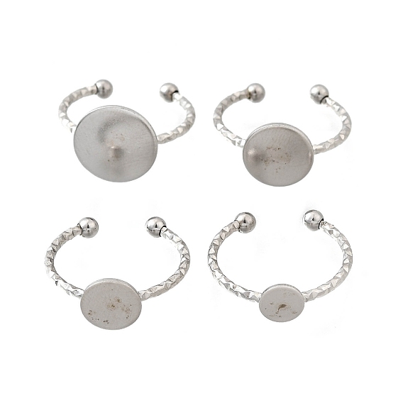 304 компоненты манжетного кольца из нержавеющей стали, простые настройки кольца пэда, плоско-круглые