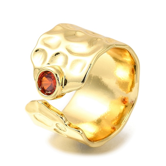 Кольцо-солитер из латуни с микропаве из кубического циркония, манжеты для женщин, без кадмия и без свинца, долговечный