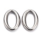 304 anneau de liaison en acier inoxydable, ovale