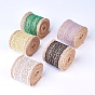 Sackleinenband, hessisches Band, Juteband, mit Spitze, für Schmuck machen