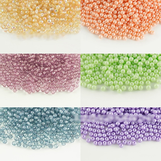 Czech Glass Beads, Round