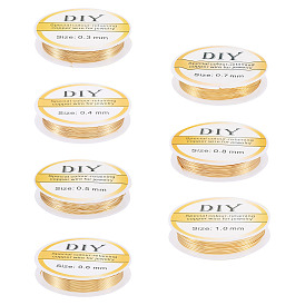 7 рулоны 7 стили медная проволока, принадлежности для изготовления поделок
