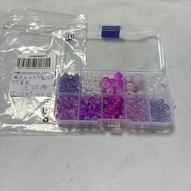 DIY Round Acrylic Beads Jewelry Making Findings Kits