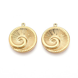 304 подвески из нержавеющей стали, ионное покрытие (ip), раковины прелести