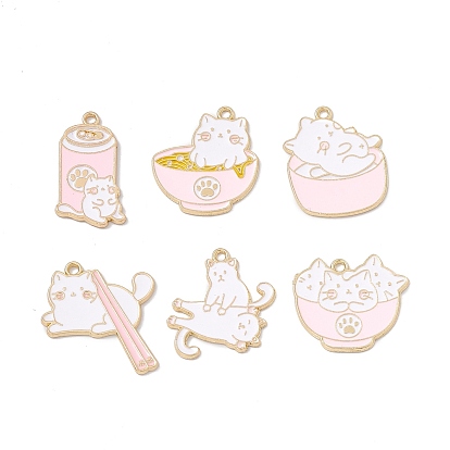 Кулон эмали сплава, золотые, кошачье очарование