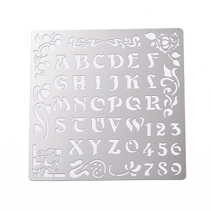 La coupe en acier au carbone coupe les stencils, pour scrapbooking diy, album photo, carte de papier gaufrage décoratif, couleur acier inoxydable mat
