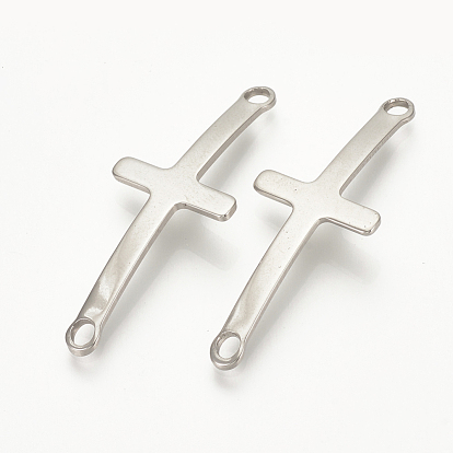 201 Stainless Steel Links/Connectors, Sideways Cross