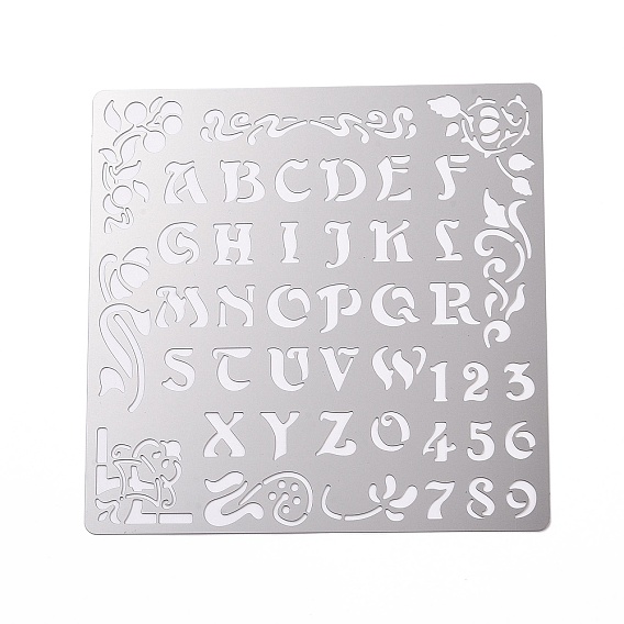 La coupe en acier au carbone coupe les stencils, pour scrapbooking diy, album photo, carte de papier gaufrage décoratif, couleur acier inoxydable mat