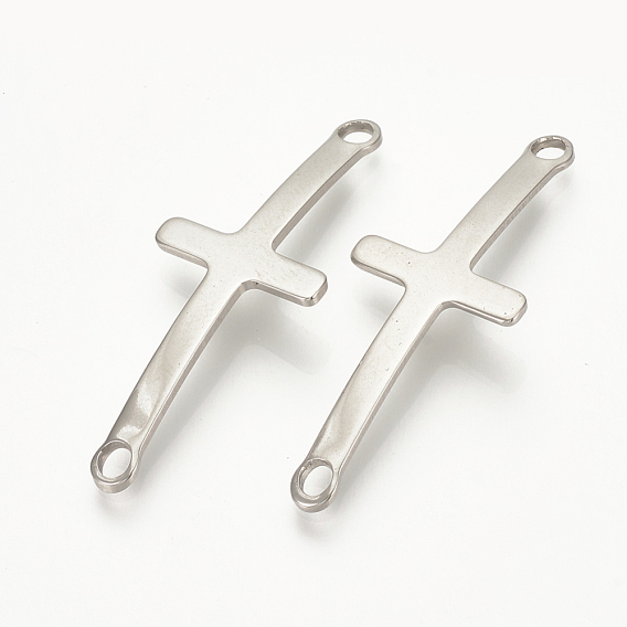 201 Stainless Steel Links/Connectors, Sideways Cross
