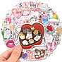 Valentine's Day Themed Paper Stickers, Waterproof Self-adhesive Removable Decals, for Water Bottles, Laptop, Luggage, Cup, Computer, Mobile Phone, Skateboard, Guitar Stickersing Albums Diary, Laptop, Cup, Cellphone Decor