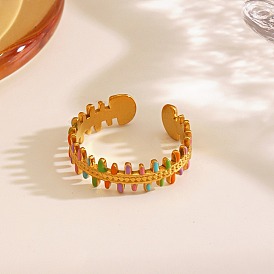 304 открытые манжеты из эмалированной нержавеющей стали, елочка