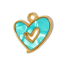 304 из нержавеющей стали подвески оболочки, сердце прелести, ионное покрытие (ip)