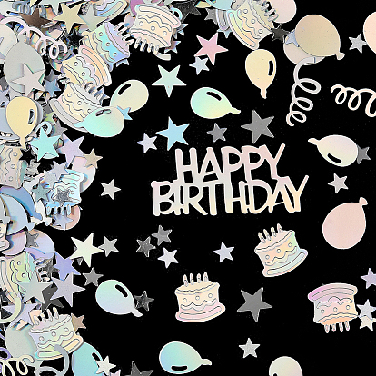 2 пакеты пластиковые конфетти, для празднования дня рождения