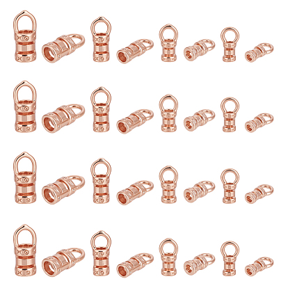 32шт. 4 стили латунные наконечники шнура