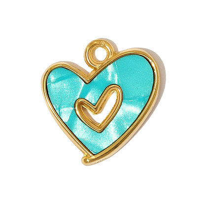 304 из нержавеющей стали подвески оболочки, сердце прелести, ионное покрытие (ip)