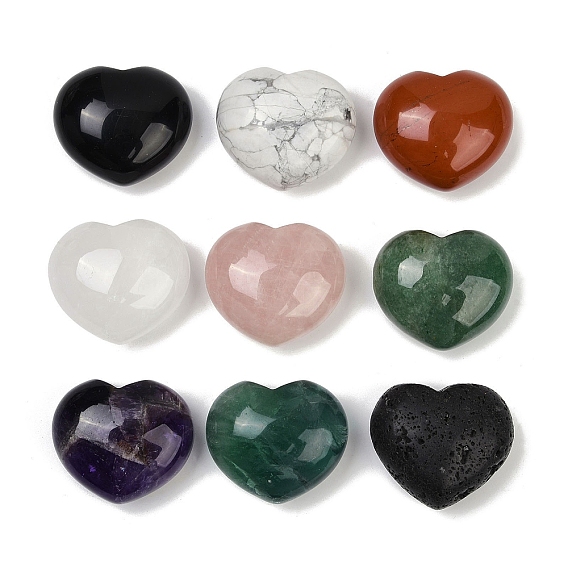 Драгоценный камень в форме сердца пальмовый камень, тревожность исцеление карманный большой палец камень