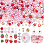 Kits de fabrication de bijoux de bricolage, y compris des perles en acrylique, en plastique CCB et en pâte polymère, pendentif en alliage émaillé et fil élastique