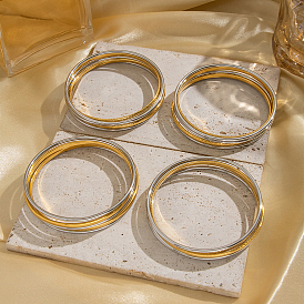 5шт. в винтажном стиле 304 браслеты из нержавеющей стали для женщин